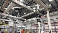 Knight Global 1,500lb Overhead Crane and 350lb Servo Hoist, Attachment for Lifting XALT Battery Packs - 3