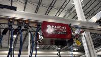 Knight Global 1,500lb Overhead Crane and 350lb Servo Hoist, Attachment for Lifting XALT Battery Packs - 5