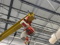 Abell-Howe 1/4 ton overhead 1/4 Ton Jib Crane with Harrington ED Series Electric Chain Hoist - 4