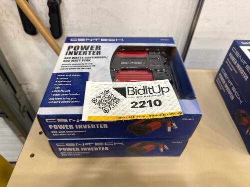 (2) Cen-Tech 800 Watt Power Inverter