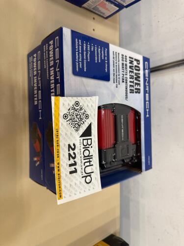 (2) Cen-Tech 800 Watt Power Inverter