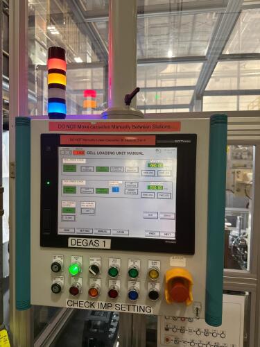 Mitsubishi Graphic Operation Terminal GOT1000 Touch Screen W/ Rittal Control Cabinet 380V