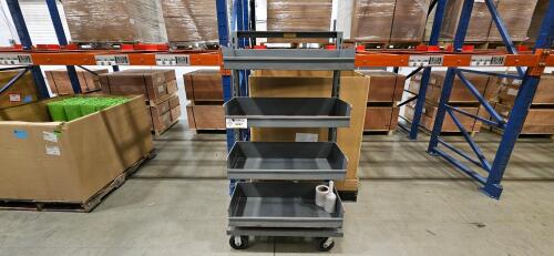 Vince Basnik Co. 4-Tier Mobile Storage Rack