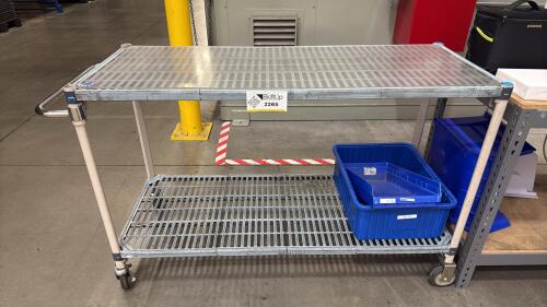 Utility Cart 59&rdquo; x 24&rdquo; x 39&rdquo;