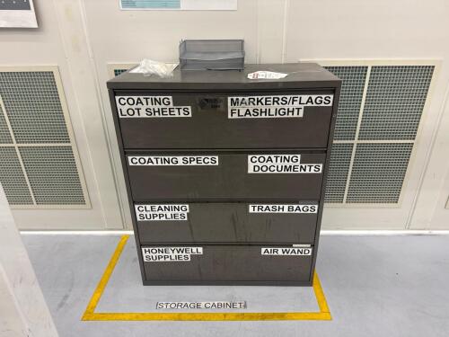 (2) 4-drawer storage cabinet