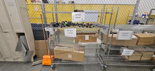 Uline Mobile Metric Rack