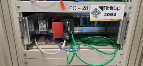 (2) Mitsubishi Base Unit w/ (2) Mitsubishi MELSEC Q61P, (2) Mitsubishi Q26UDVCPU, (4) QJ71E71-100