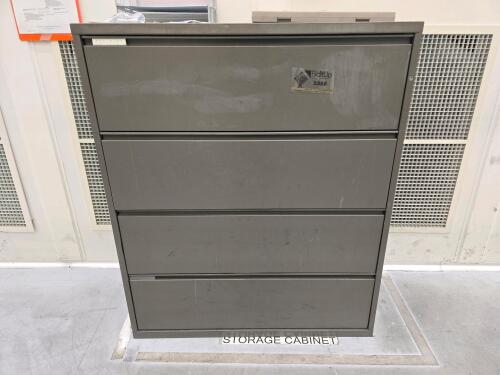 (2) 4 Drawer Lateral Filing Cabinets