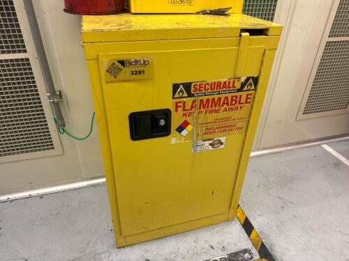 Flammable storage cabinet