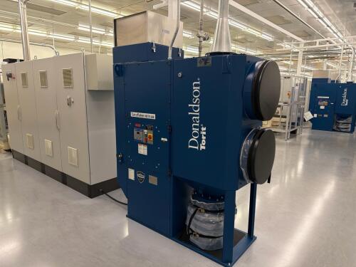 Donaldson Torit Downflo Oval (DFO 2-2) cartridge dust collector.