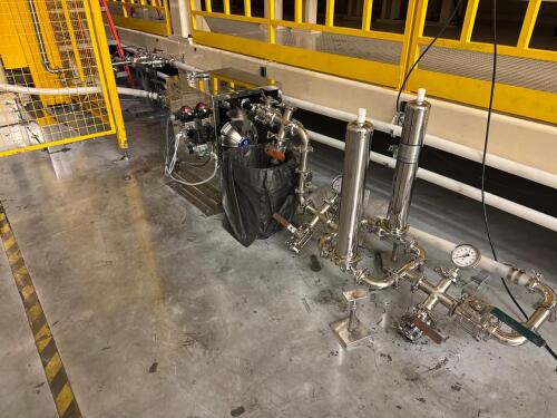 3 Pumps W/ Stainless Steel Vales, Filters