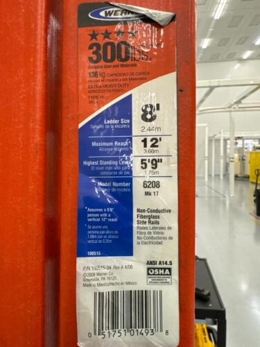8&rsquo; WERNER Ladder