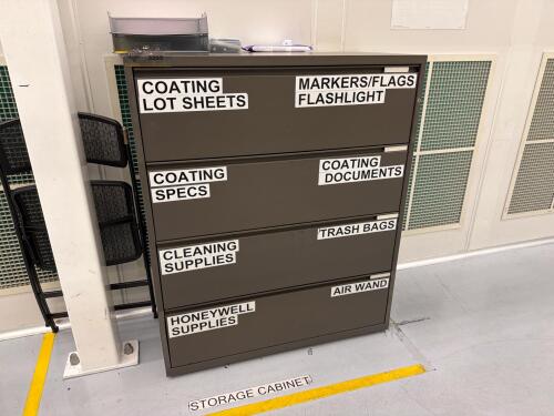 4-drawer storage cabinet