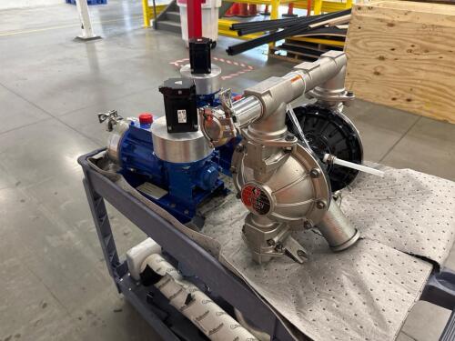 3 Pumps W/ Stainless Steel Vales, Filters