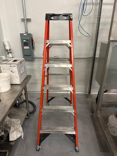 6&rsquo; Werner Fiberglass Ladder