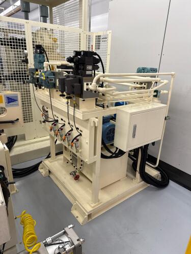 Industrial Hydraulic Power Unit with Hyundai Heavy Industries HS Series AC 3 Phase Induction Motor