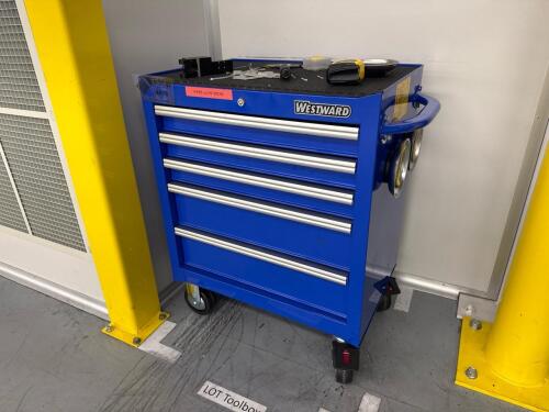 Westward rolling toolbox