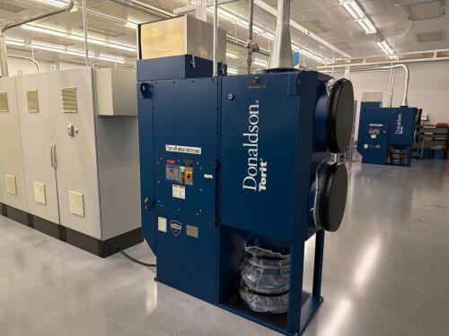Donaldson Torit Downflo Oval (DFO 2-2) cartridge dust collector.