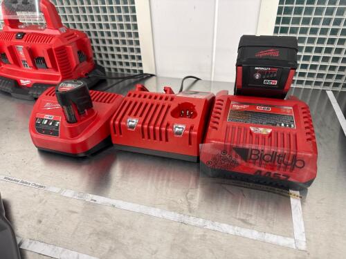 Milwaukee battery chargers