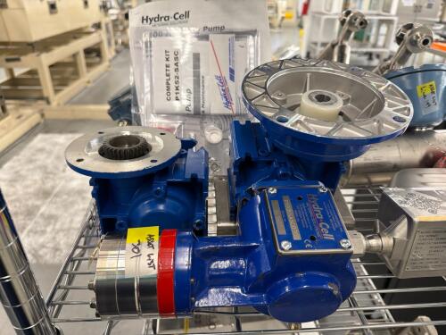 Wanner Engineering Hydra-Cell P100NSASC030S seal-less triplex diaphragm metering pump.
