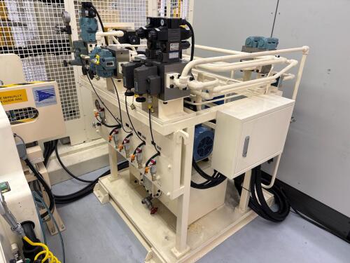 Industrial Hydraulic Power Unit with Hyundai Heavy Industries HS Series AC 3 Phase Induction Motor
