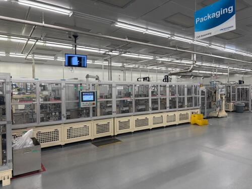 Battery cell packaging assembly