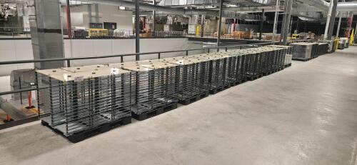 (142) Dow Kokam 16 - Tray Modular Storage Racks