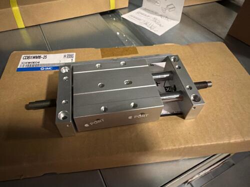 SMC Guided Cylinder / Pneumatic Actuator (Appears new & unused)