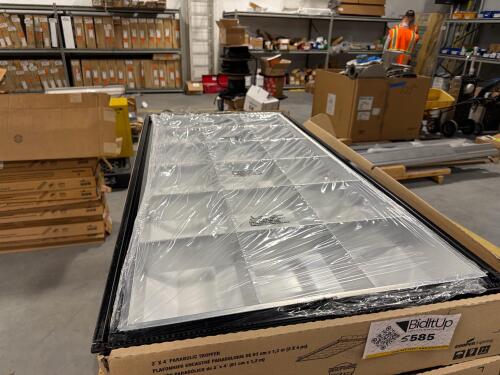 Metalux 2' x 4' Parabolic Troffer light fixture