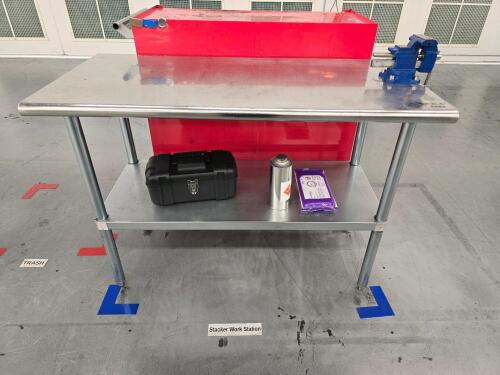 Stainless Steel Workbench and Vise
