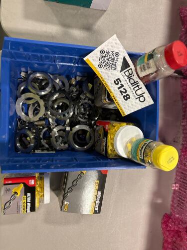 Misc. wire nuts, lock nuts, fork terminals, and splices