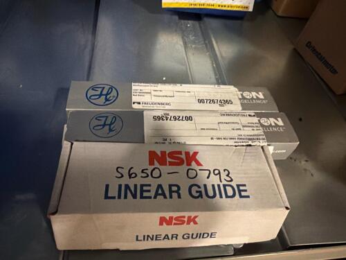 (2) Hamilton 5495-38 Gastight Instrument Syringe, & NSK NAH15ANZ linear ball bearing guide