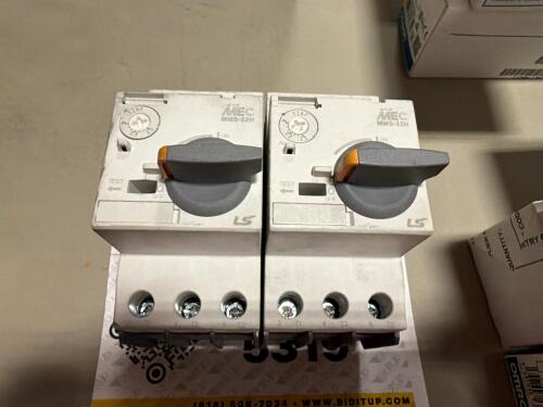 (2) LS MMS-32H manual motor starters