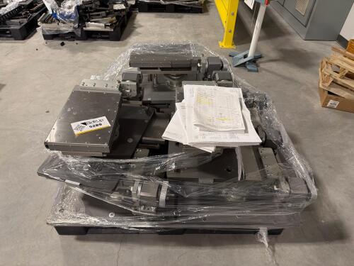 Lot of (9) Multi-Station Fixture Assemblies with Linear Slide Components and Tooling Blocks