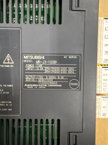 MR-J Mitsubishi AC Servo Amplifier