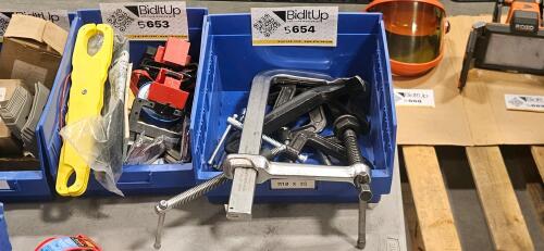 Lot of Assorted C-Clamps