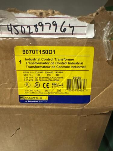 Industrial control transformer
