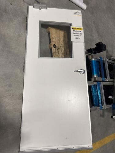 Interior service door