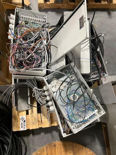 Lot of Industrial Electrical Control Enclosures & Cable Assemblies