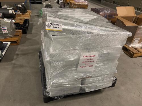 Raw Material Rack Trays for cell assembly
