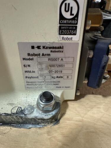 (2) Kawasaki robot arms