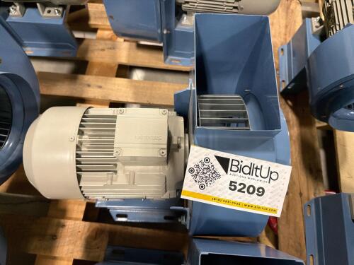 Siemens 3-Phase AC Electric Motor with blower fan