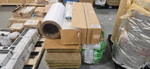 Lot of Assorted Duct Wrap / High Temperature Foil Back Fiber Glass Insulation