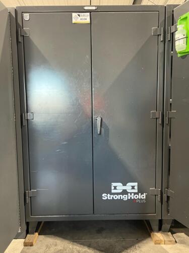 Strong Hold Heavy-Duty Industrial Storage Cabinet &ndash; Double Door (Without Contents