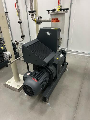 Busch NC 0100 B L03 ZZRX Rotary Screw Vacuum Pump w/ Filter Chambers