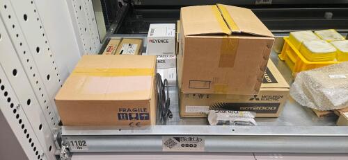 Divider Tray of 1005- Weighing Indicators, Power Cables, Invertor, Manual Motor Starters, Servo Amplifiers, 1D/2D Code Reader, Cables, Directional Valves, Graphic Operational Terminal