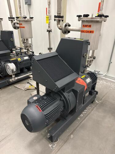 Busch NC 0100 B L03 ZZRX Rotary Screw Vacuum Pump w/ Filter Chambers
