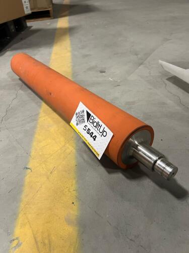 Industrial Conveyor Roller with Steel Shaft and Thick Coating