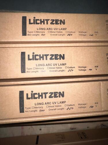 (12) Lichtzen Long Arc UV Lamps &ndash; Industrial UV Curing Lamps