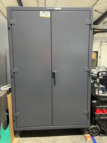 Strong Hold Heavy-Duty Industrial Storage Cabinet &ndash; Double Door (Without Contents